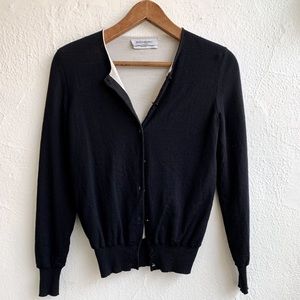 YSL Reversible Black Cardigan